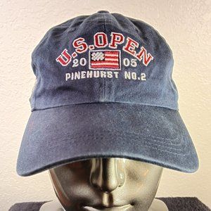 US OPEN PINEHURST GOLF HAT - ADJUSTABLE STRAP - BLUE